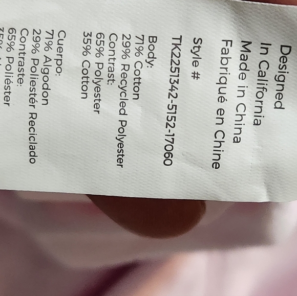 Fabletics terry  lined  high neck crop top baby pink racer back xl - Picture 10 of 12